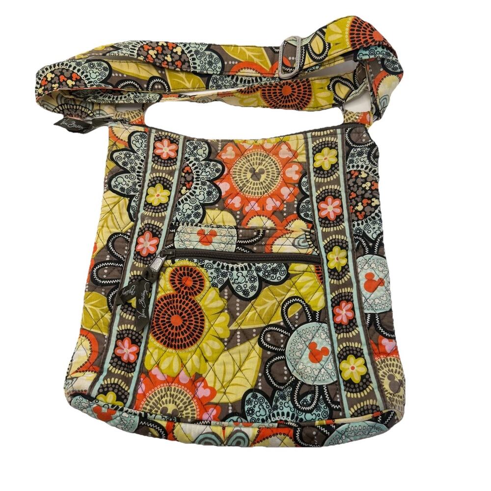 Vera Bradley Disney Parks Perfect Petals Hipster Crossbody Purse Bag Mickey